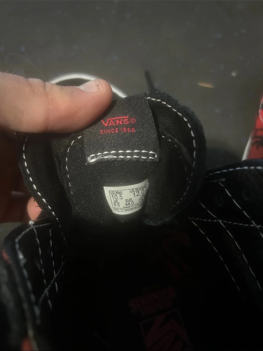 Vans Strangers Things limited edition Friends don’t lie shoes